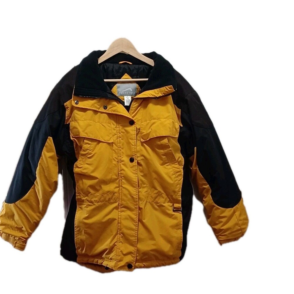 Polar Edge Winnipeg Yellow/Black  Insulated Ski Jacket  Women's Size Large
